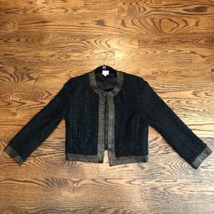 Parker Black Tweed with Bronze Beading size S